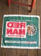 画像11: Vintage Red Man Chewing Tobacco Cloth Banner Sign (B522)  (11)