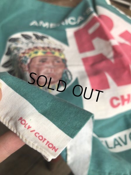 画像6: Vintage Red Man Chewing Tobacco Cloth Banner Sign (B522)  (6)