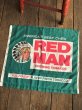 画像9: Vintage Red Man Chewing Tobacco Cloth Banner Sign (B522)  (9)