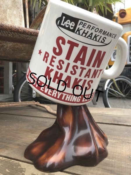 画像10: Vintage LEE KHAKIS Counter Display Store Sign (B525)  (10)