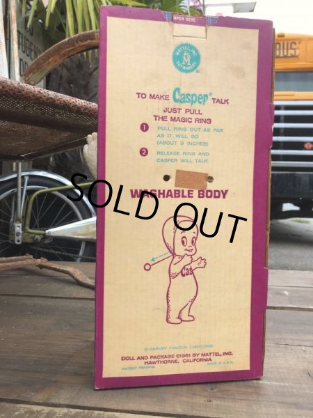 画像3: 60s Mattel Casper Talking Doll M.I.B (B526)  (3)