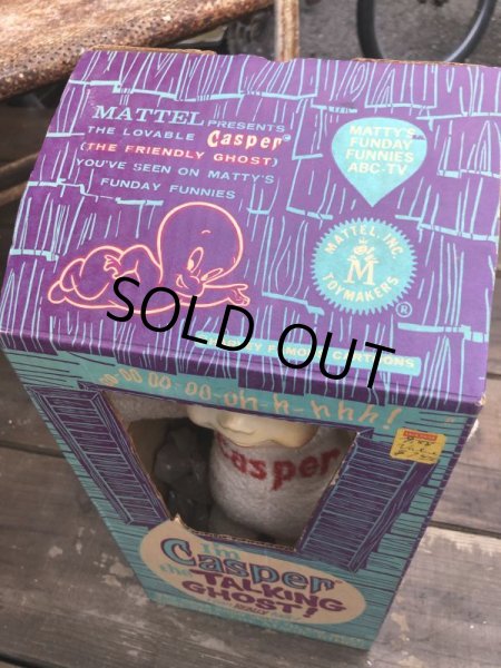 画像8: 60s Mattel Casper Talking Doll M.I.B (B526)  (8)