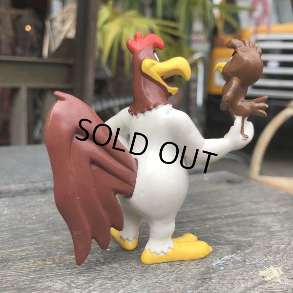 画像2: 80s Vintage WB Foghorn Leghorn & Henry Hawk PVC Figure (B532)  (2)