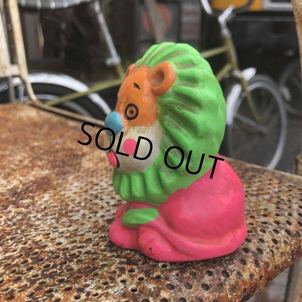 画像3: Vintage Hippie Psychedelic Ceramic Bank Lion (B540) (3)