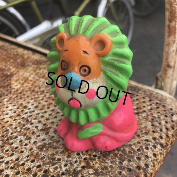 画像6: Vintage Hippie Psychedelic Ceramic Bank Lion (B540) (6)