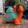 画像9: Vintage Hippie Psychedelic Ceramic Bank Turtle (B542) (9)