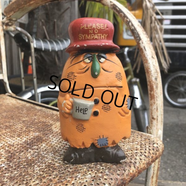 画像2: Vintage Hippie Psychedelic Ceramic Bank HELP (B544) (2)