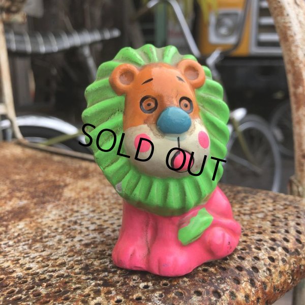 画像2: Vintage Hippie Psychedelic Ceramic Bank Lion (B540) (2)
