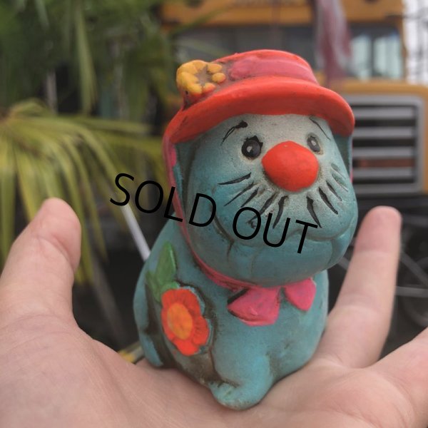 画像8: Vintage Hippie Psychedelic Ceramic Bank Walrus (B541) (8)