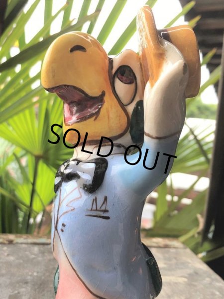 画像10: 40s Vintage Disney AMERICAN POTTERY Jose Carioca Ceramic Figure (B545) (10)