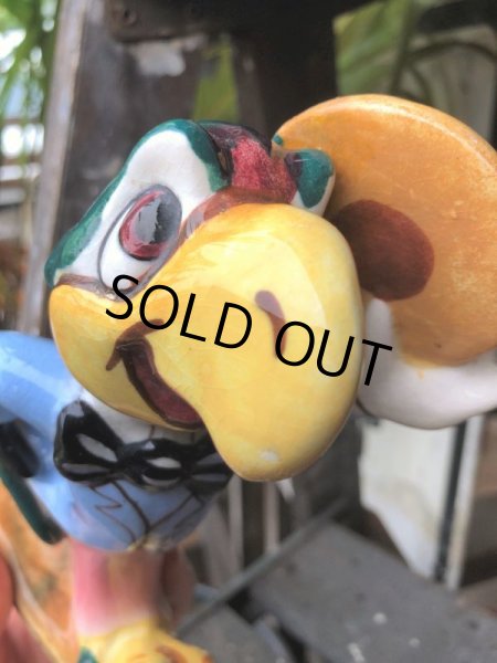 画像7: 40s Vintage Disney AMERICAN POTTERY Jose Carioca Ceramic Figure (B545) (7)