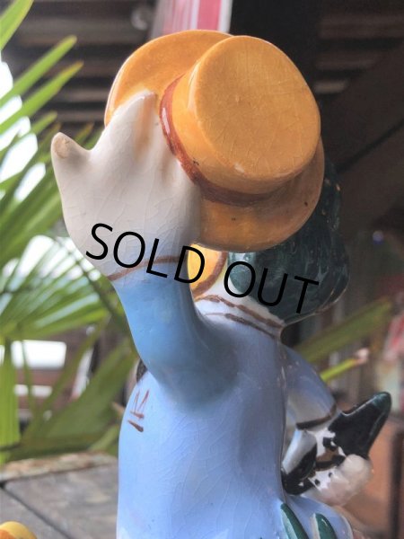 画像9: 40s Vintage Disney AMERICAN POTTERY Jose Carioca Ceramic Figure (B545) (9)