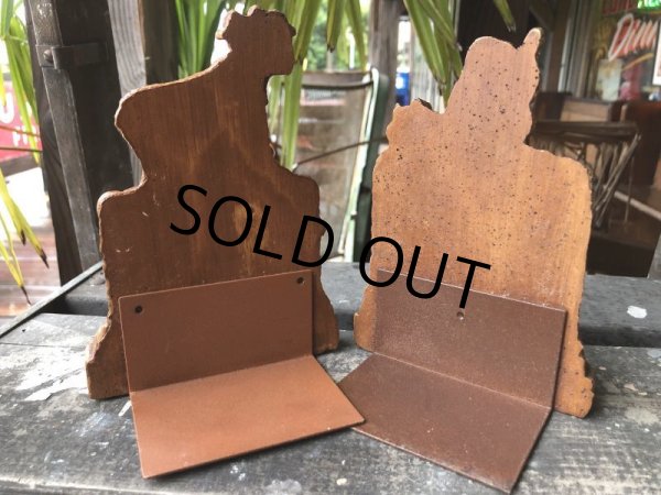 画像3: Vintage Western Cowboy & Indian Bookends (B548) (3)