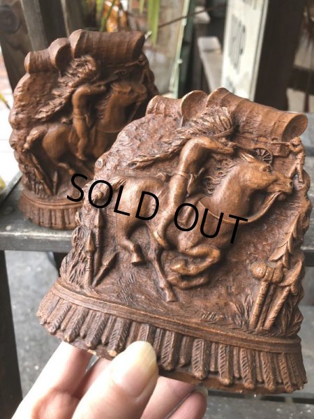 画像8: Vintage Western Indian Bookends (B547) (8)