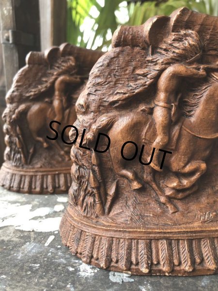 画像7: Vintage Western Indian Bookends (B547) (7)