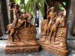 画像1: Vintage Western Cowboy & Indian Bookends (B548) (1)