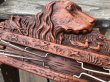 画像2: 50s Vintage Dog Head Tie Holder (B551) (2)