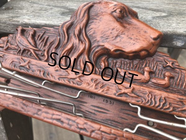 画像2: 50s Vintage Dog Head Tie Holder (B551) (2)