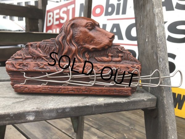 画像6: 50s Vintage Dog Head Tie Holder (B551) (6)