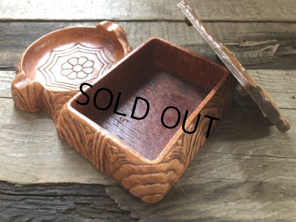 画像6: 40s Vintage Western Indian Cigarette Box & Ashtray (B549) (6)