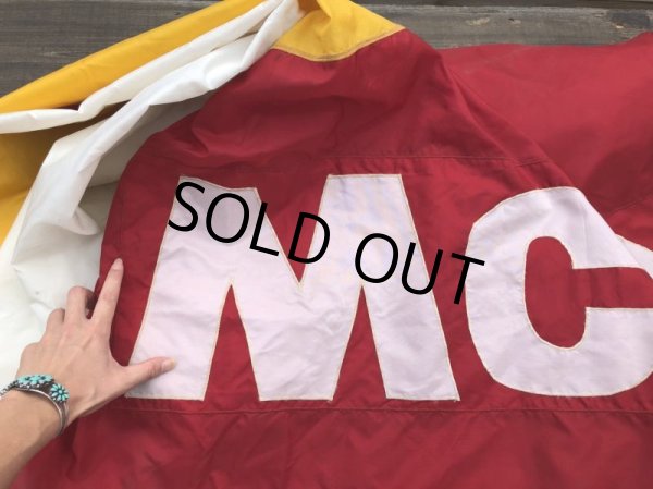 画像8: 70s Vintage Original McDonald's Flag Banner Sign (B565)  (8)