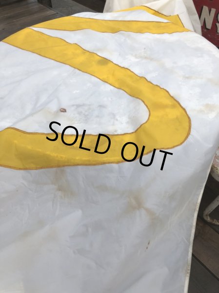 画像14: 70s Vintage Original McDonald's Flag Banner Sign (B565)  (14)