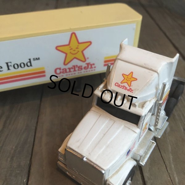 画像2: Vintage Ertl Carl's Jr. Truck Trailer (B569) (2)