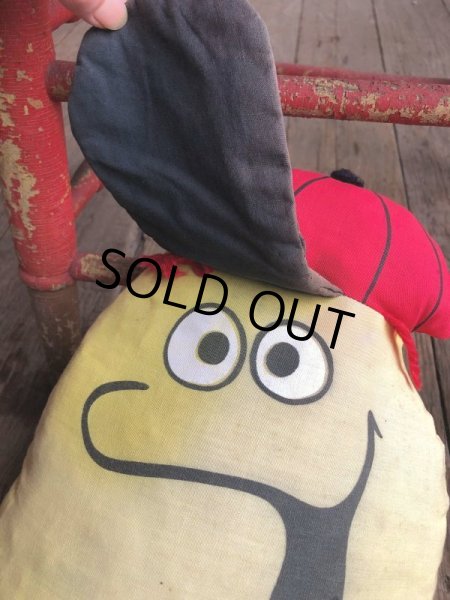 画像4: Vintage Funny Face Cloth Doll  Lefty Lemon (B573) (4)