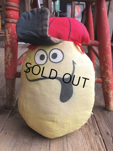 画像2: Vintage Funny Face Cloth Doll  Lefty Lemon (B573) (2)