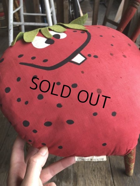 画像6: Vintage Funny Face Cloth Doll Freckle Face Strawberry (B574) (6)