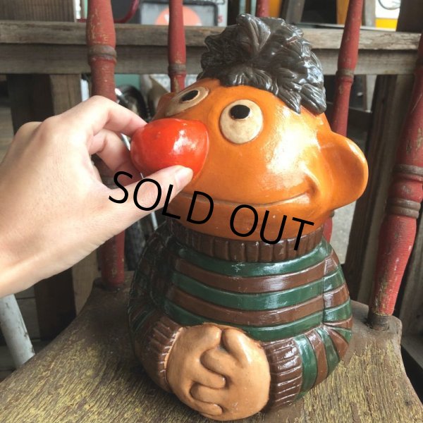 画像12: Vintage Sesame Street Ernie Ceramic Bank (B575) (12)
