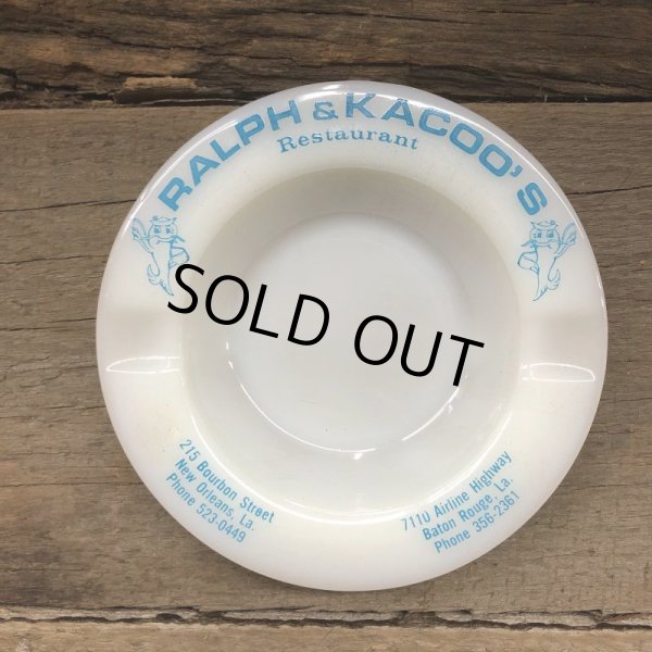 画像2: Vintage Advetising Ashtray RALPH & KACOO'S (B579) (2)