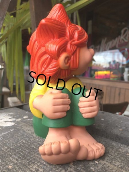 画像3: 80s Vintage Pumuckl Vinyl Coin Bank (B588) (3)