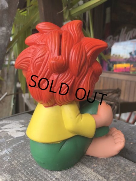 画像5: 80s Vintage Pumuckl Vinyl Coin Bank (B588) (5)