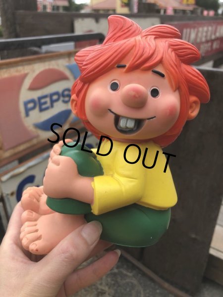 画像10: 80s Vintage Pumuckl Vinyl Coin Bank (B588) (10)