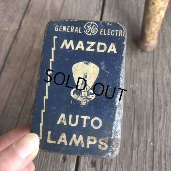 画像9: 30s Vintage Mazda Auto Lamp General Electric GE Tin (B625)  (9)