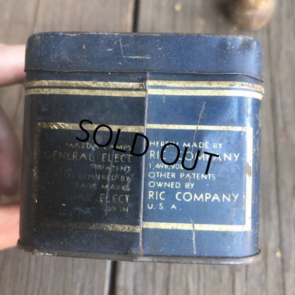 画像5: 30s Vintage Mazda Auto Lamp General Electric GE Tin (B625)  (5)