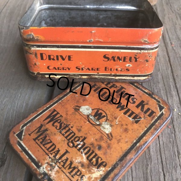 画像2: 30s Vintage Can Westinghouse MAZDA LAMP (B622)  (2)