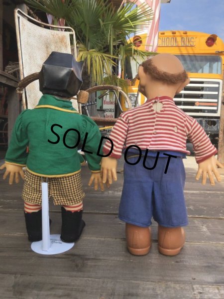画像14: 50s Vintage Al Capp's Yokum family Mammy & Pappy Dogpatch Doll Set  53cm (B623) (14)