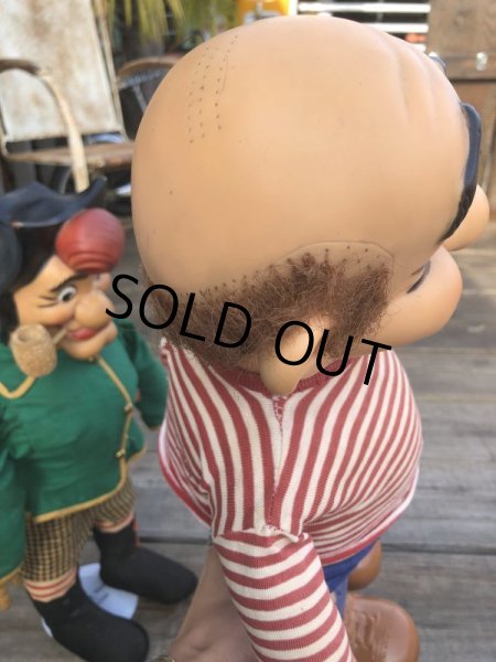 画像16: 50s Vintage Al Capp's Yokum family Mammy & Pappy Dogpatch Doll Set  53cm (B623) (16)