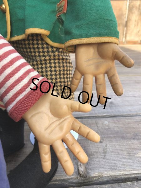 画像11: 50s Vintage Al Capp's Yokum family Mammy & Pappy Dogpatch Doll Set  53cm (B623) (11)