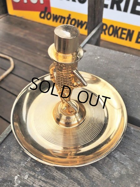 画像3: Vintage Mr Peanut Gold Tone Metal Snack Dish & Ashtray (B627) (3)