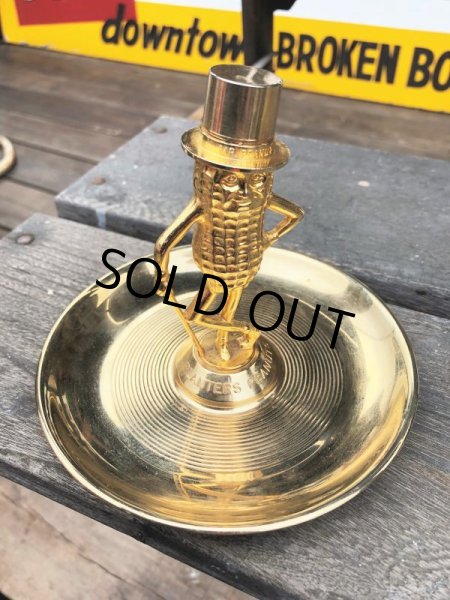 画像5: Vintage Mr Peanut Gold Tone Metal Snack Dish & Ashtray (B628) (5)
