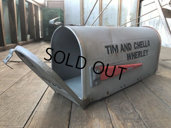画像11: Vintage U.S.A Galvanized Steel US Mail Box (B629) (11)