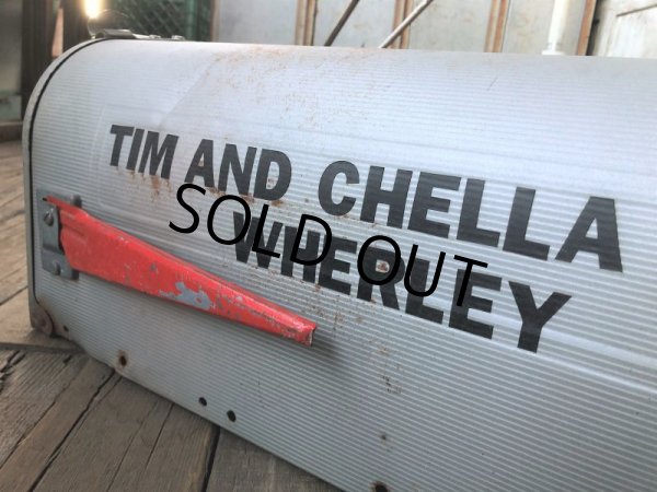 画像14: Vintage U.S.A Galvanized Steel US Mail Box (B629) (14)