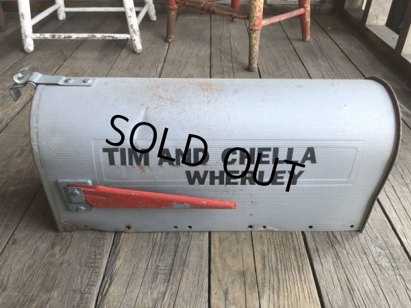 画像9: Vintage U.S.A Galvanized Steel US Mail Box (B629) (9)