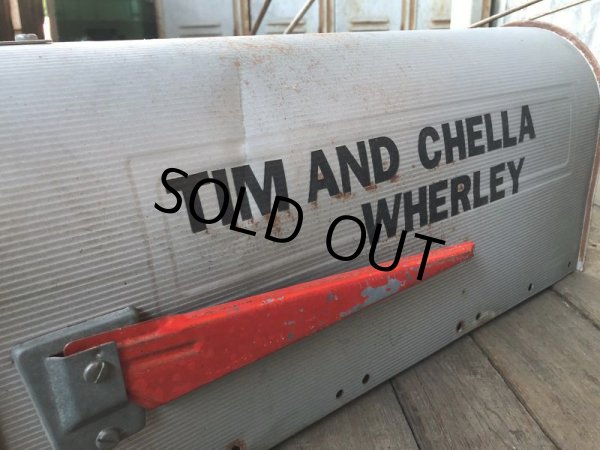 画像13: Vintage U.S.A Galvanized Steel US Mail Box (B629) (13)