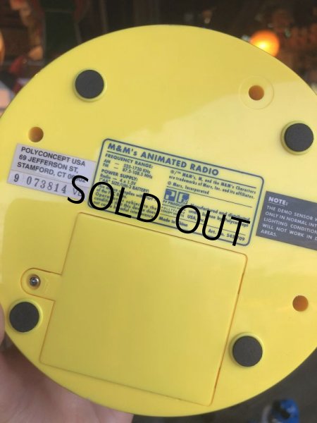 画像10: Vintage M&M's Animated Radio (B638)  (10)