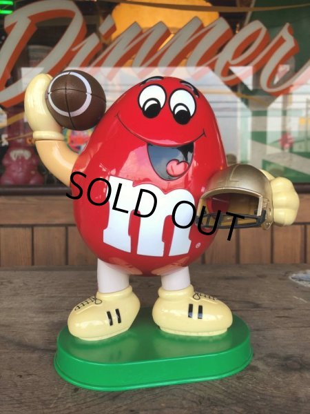 画像2: Vintage M&M's Dispenser Football Player (B634)  (2)