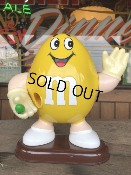 画像2: Vintage M&M's Dispenser Yellow (B636)  (2)